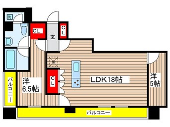 間取図 ラ・ク－ル泉