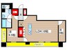 ラ・ク－ル泉 2LDKの間取り