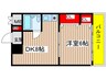 ラ・ク－ル泉 1DKの間取り