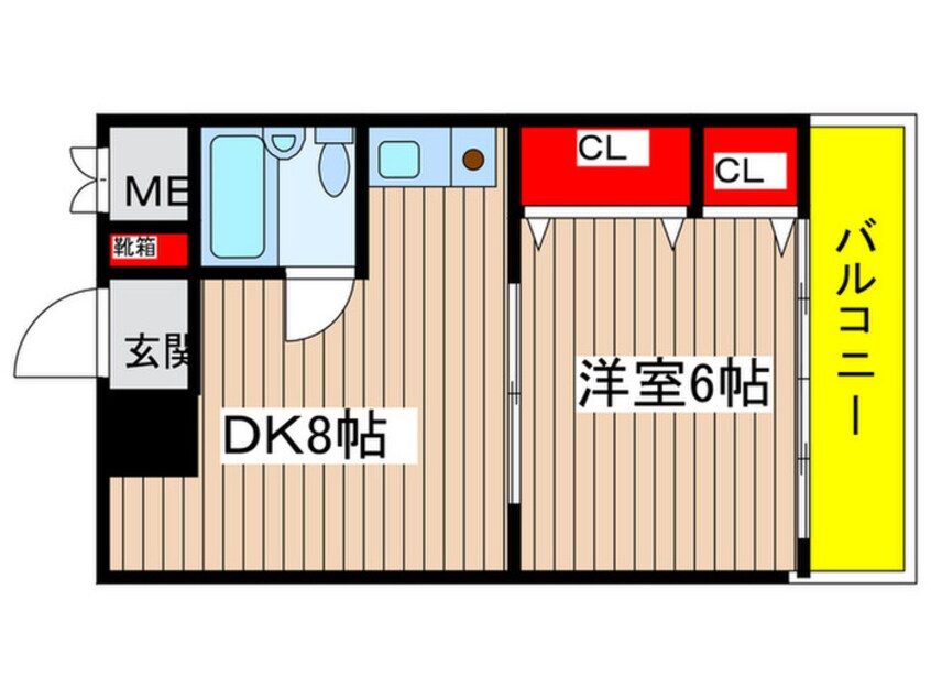 間取図 ラ・ク－ル泉