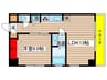 ＡＨビル 1LDKの間取り