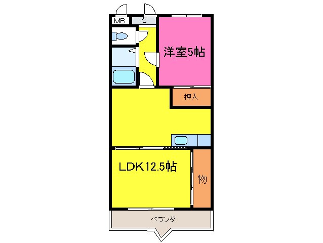 間取り図 サンモ－ル井田