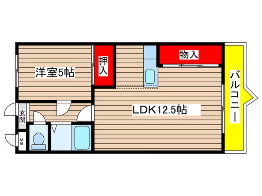 間取図 サンモ－ル井田