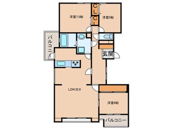 間取図 リポーズオン一社