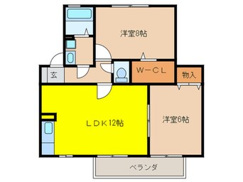 間取図 エレガンス　シンワＡ