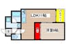 アーク上前津ビル 1LDKの間取り