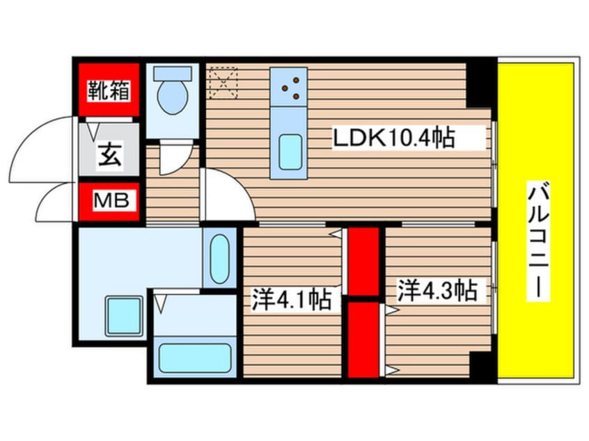 間取図 プレサンス上前津ディアシス