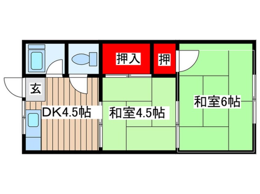 間取図 ハニーハイム