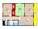 ハースヒルズ赤池Ⅱの間取図