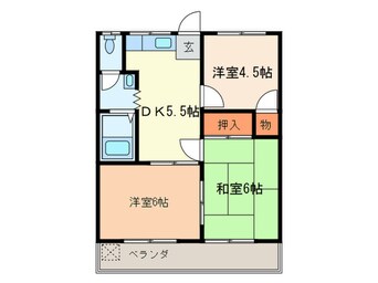 間取図 ハイツハピネス