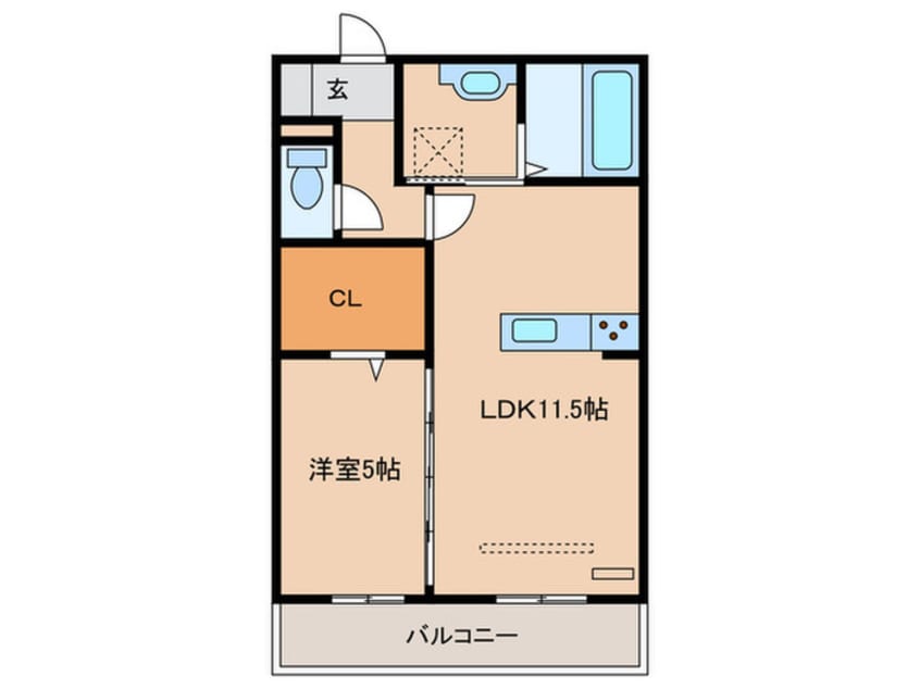 間取図 メゾン長栄