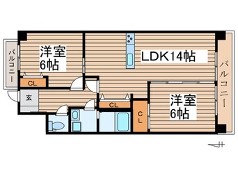 間取図 グランメ－ル呼続