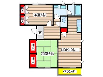 間取図 トルースヒルズＩＴＭ　Ｍ棟