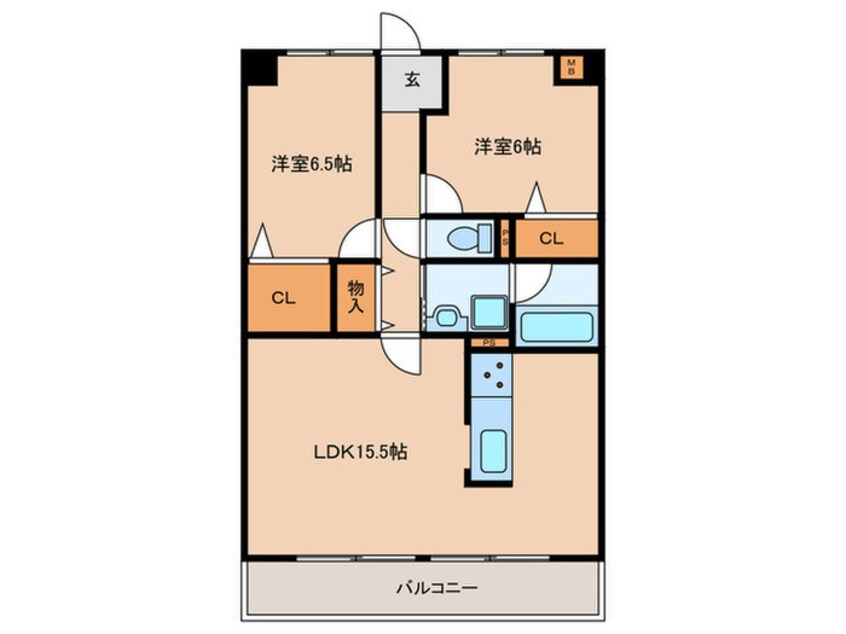 間取図 グリーンパレス西之森