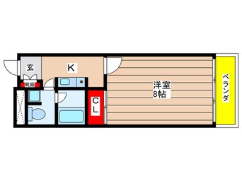 間取図 シャンブル村瀬