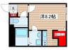 Branche桜山Ⅲ 1Rの間取り