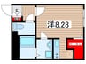 Branche桜山Ⅲ 1Rの間取り