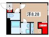 Branche桜山Ⅲ 1Rの間取り