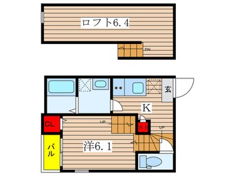 間取図 アンジュドボヌール