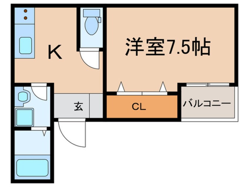 間取図 LECOCON豊田市駅