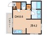 ひまわり荘 1DKの間取り