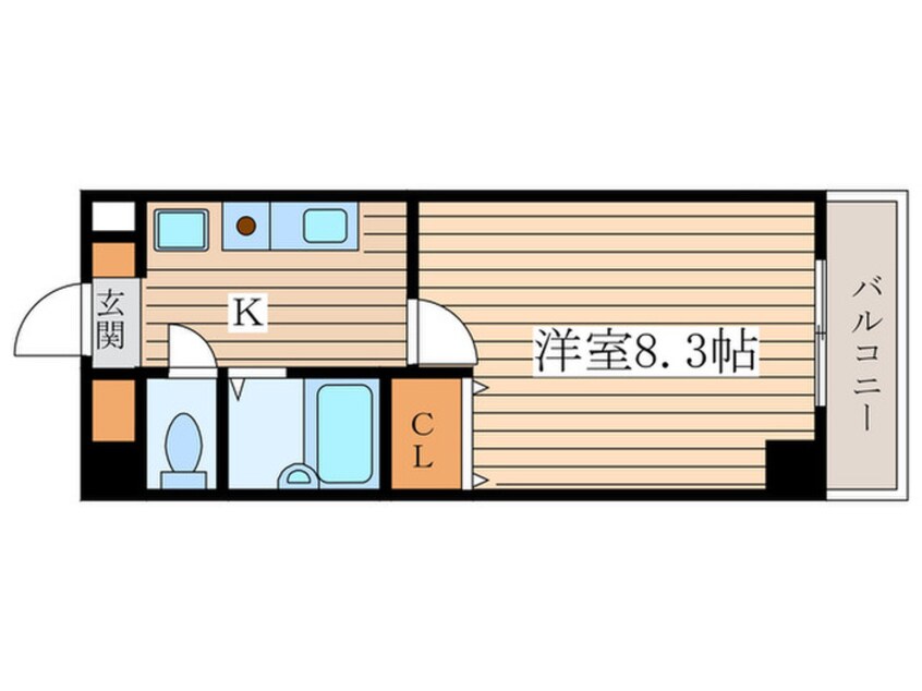 間取図 びぃⅤ堀田