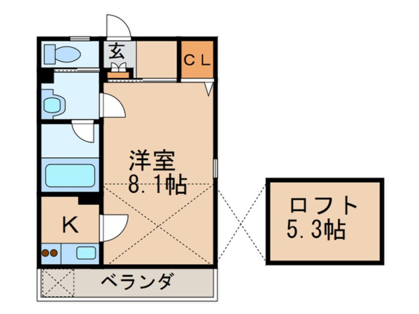 間取図 ニュ－エレガント東山