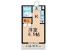 アスカビル 1Kの間取り
