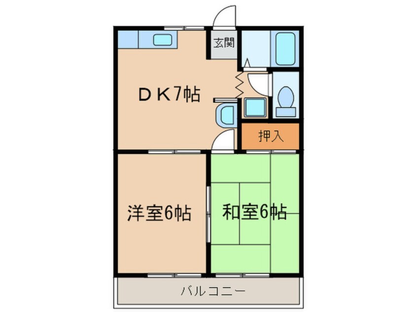 間取図 成瀬ハイツ