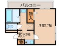 キャッスルⅡの間取図