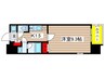 ルクレ新栄レジデンス 1Kの間取り