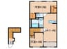 プランドール　慶 2LDKの間取り