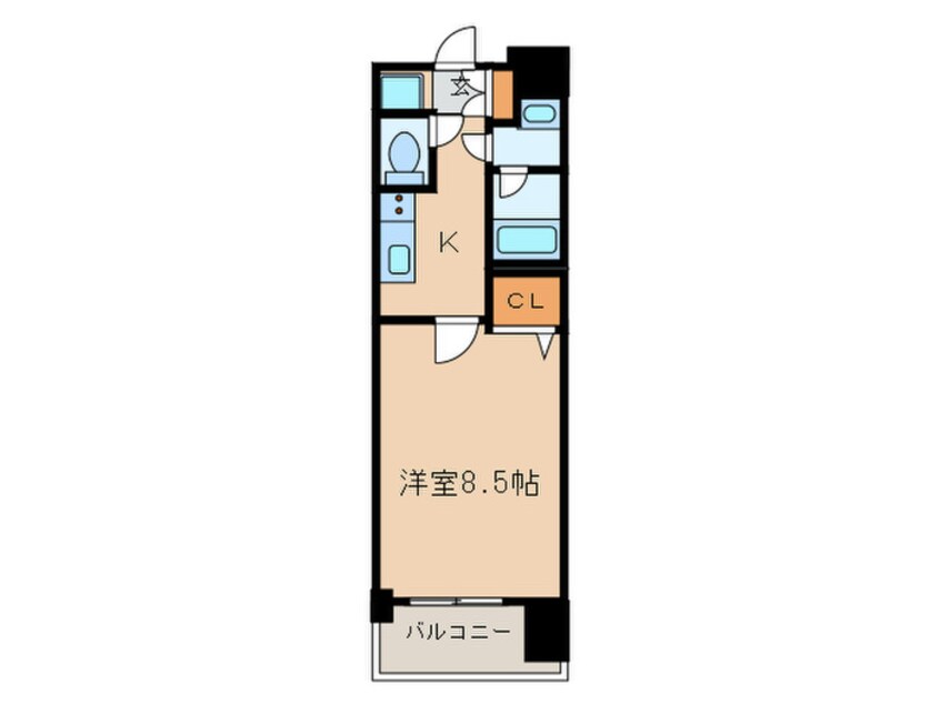 間取図 ルクレ新栄レジデンス