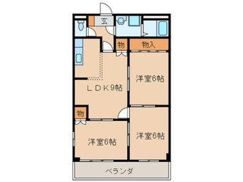 間取図 サザンウィンド　５