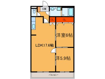 間取図 サザンウィンド　５