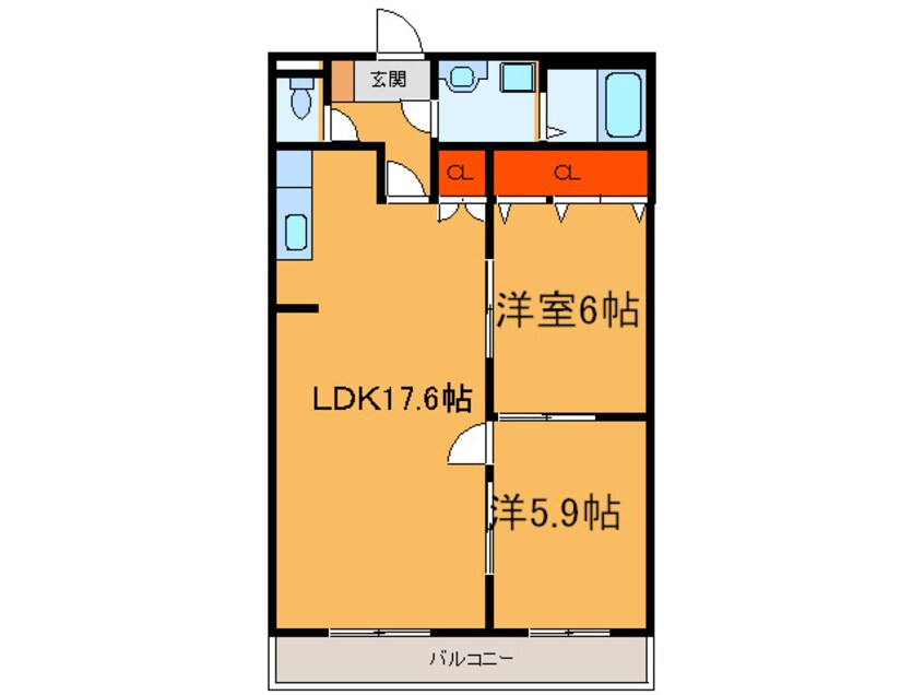 間取図 サザンウィンド　５