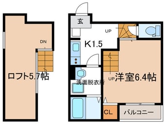 間取図 Ｃａｔｈｂｈａｒｒ　車道