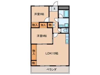 間取図 グリ－ンシティ岩倉