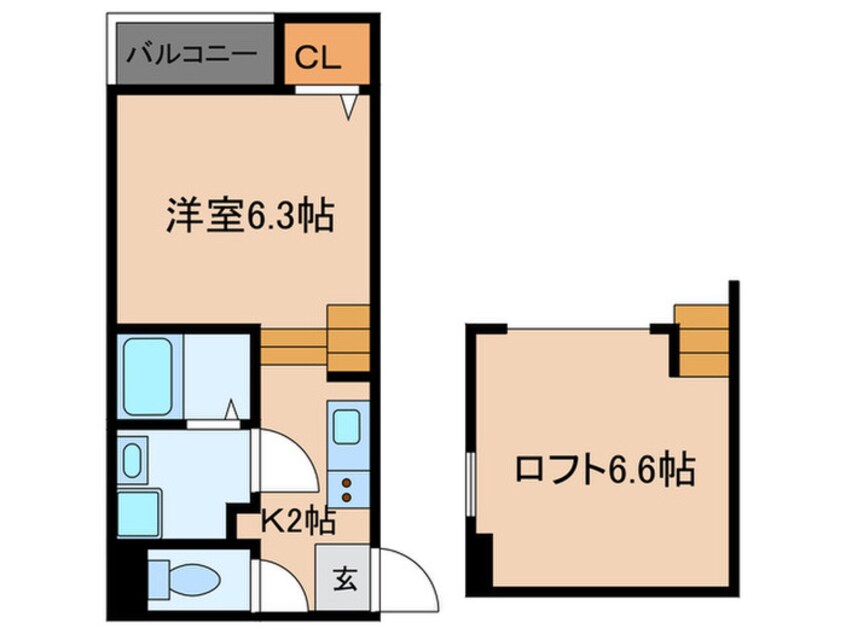 間取図 ハーモニーテラス向島町