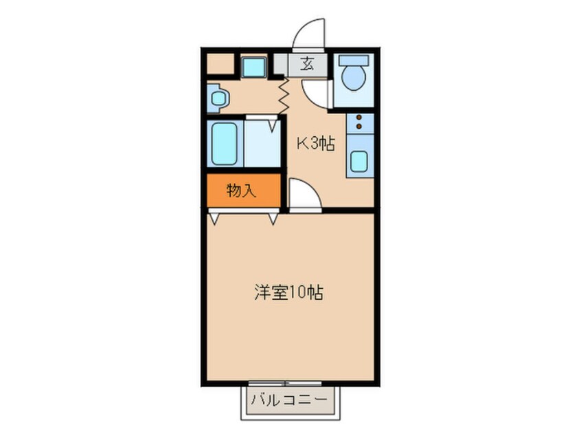 間取図 アムール西岡崎