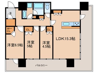 間取図 NAGOYA the TOWER(609)