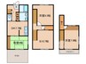 中村区十王町戸建て 3DK+Sの間取り