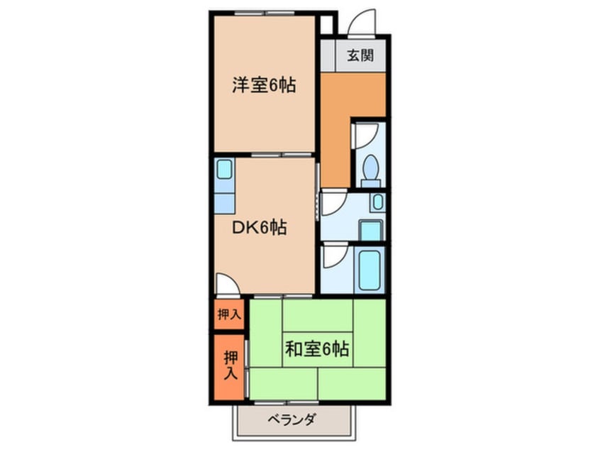 間取図 ＳｕｒｐｌｕｓＫ＆Ｋ