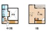 La Casa大曽根 1Kの間取り