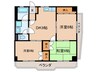 第２メゾンショーホー 3DKの間取り