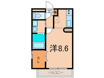 間取図 コアノス荒子