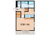 コアノス荒子 1Rの間取り