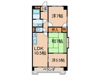 間取図 ハイムビーオール２