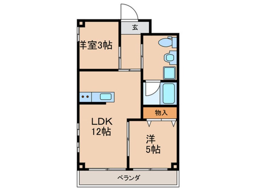 間取図 ハイツ西郊