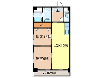 間取図 ハイツ西郊